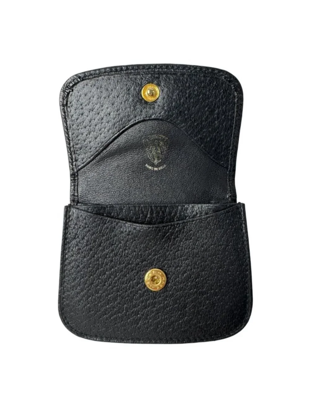 Gucci Vintage GG Marmont Coin Purse Black Leather